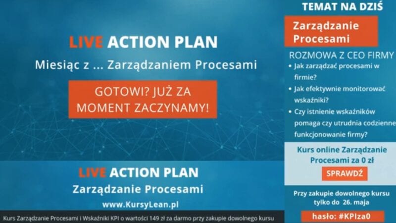 Zarządzanie Procesami Lean Action Plan