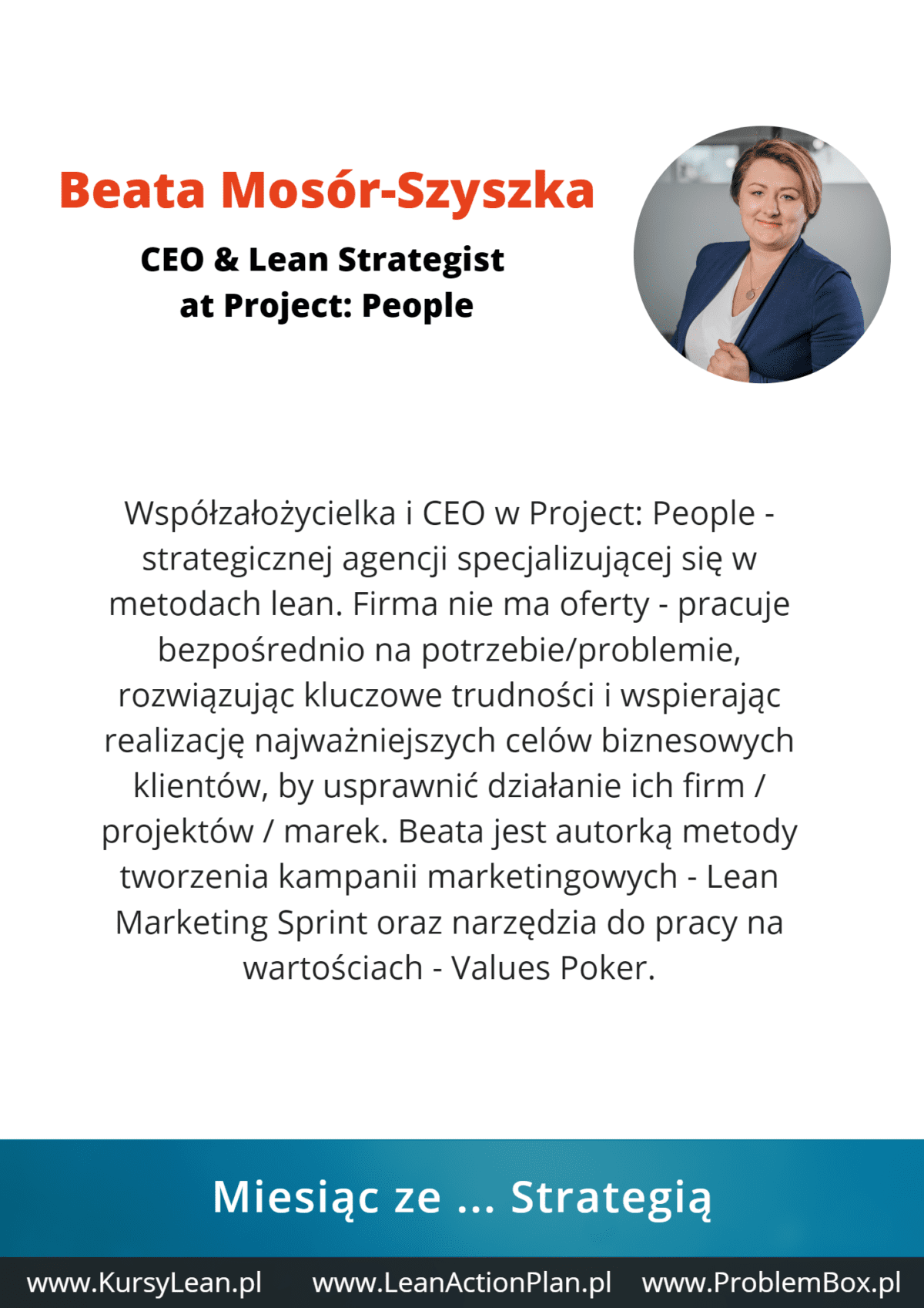 Zarządzanie Strategiczne - Czy Strategia Może Być Lean? - Lean Action Plan