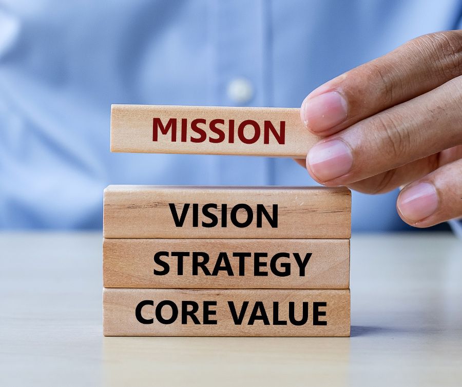 1. Świadomość kierownika odnośnie misji, wizji oraz strategii firmy