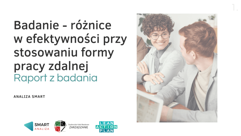 Różnice W Efektywności Przy Stosowaniu Formy Pracy Zdalnej - Badanie ...